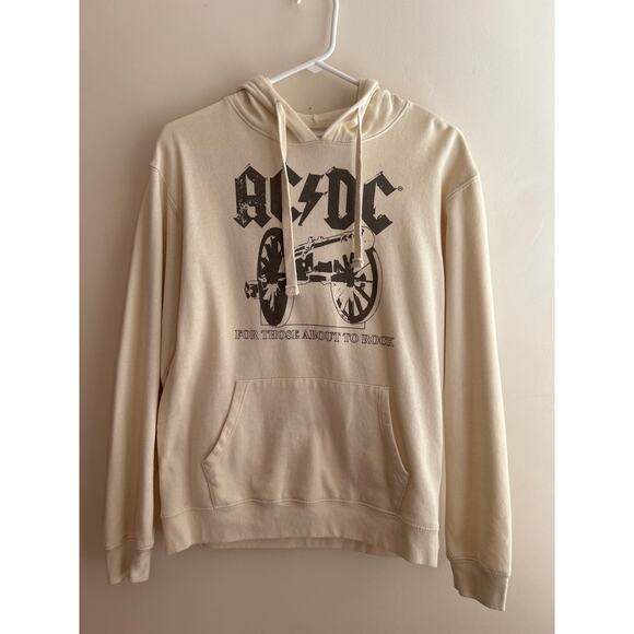 AC/DC For Those About To Rock Hoodie Women's Small GUC - Picture 2 of 6